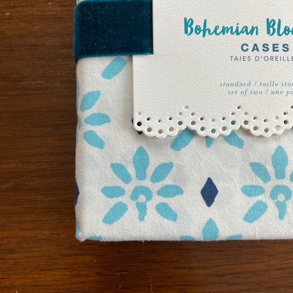 *SOLD* Pottery Barn Teen Lennon & Maisy Bohemian Block Print Pillowcases - Picture 5 of 7